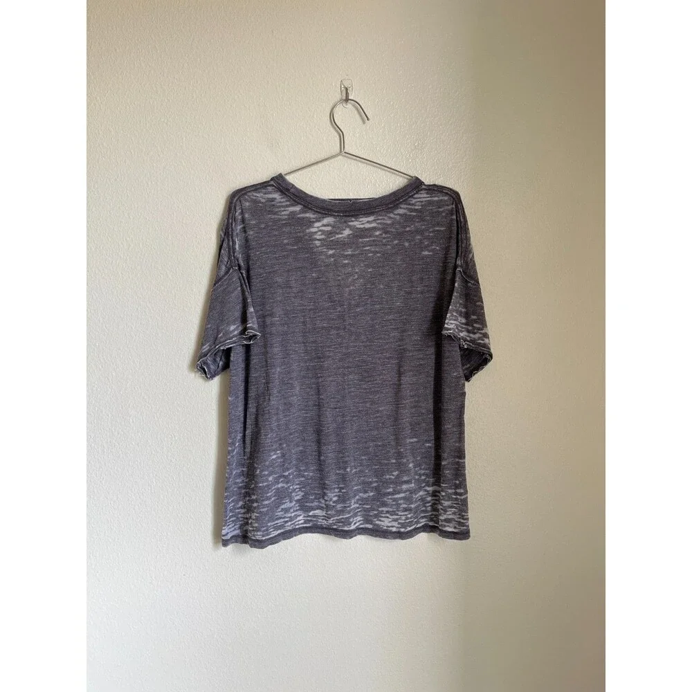 We The Free Jordan Burnout Tee in Faded Indigo Size XS - Picture 3 of 6